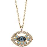 Admiration 23k Yellow Gold Plated Pave Crystal Pendant Necklace At Nordstrom Rack - Metallic - Swarovski Necklaces