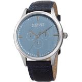 Genuine Leather Strap Watch - Blue - August Steiner Watches