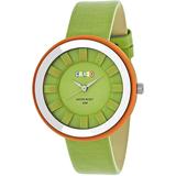 Celebration Green Dial Green Leather Watch - Green - Crayo Watches