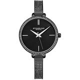 Vogue Black Dial Watch - Black - Stuhrling Original Watches