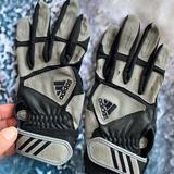 Adidas Accessories | Adidas Leather Gloves, Batting Gloves. Youth M | Color: Black/Gray | Size: M
