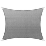 ColourTree Reinforced Super Ring 22' X 35' Rectangle Shade Sail in Gray, Size 420.0 W x 264.0 D in | Wayfair TAW-R-22x35-Grey