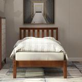 Red Barrel Studio® Katalina Wood Platform Bed w/ Headboard/Wood Slat Support Wood in Brown, Size 36.25 H x 42.0 W x 78.0 D in | Wayfair