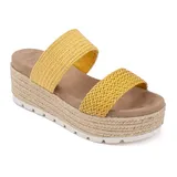 Esprit Aria Women's Espadrille Wedge Sandals, Size: 8.5, Brt Yellow