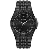 Black Phantom Baguette Crystal Watch - Black - Bulova Watches