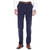 Crown & Ivy Men's Big & Tall Motion Flex Wool Blend Suit Separate Pant, Navy Blue, 50 X 32