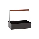 Monroe Lane Brown Metal Farmhouse Storage Basket