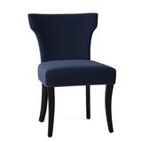 Sloane Whitney Cisco Parsons Chair Polyester/Upholstered/Cotton/Velvet/Fabric in Blue/Navy | Wayfair S4-190704-00-SUS-BA-DW-BB