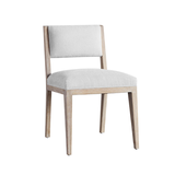 Alric Dining Chair - Chenille Snow