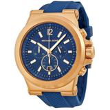 Dylan Chronograph Navy Dial Watch - Blue - Michael Kors Watches