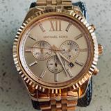Michael Kors Accessories | Lexington Gold-Tone Watch | Color: Gold | Size: Os