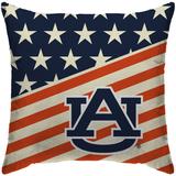 Auburn Tigers 18'' x Team Americana Decorative Throw Pillow