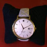 Kate Spade Accessories | Kate Spade Metro Pink Leather Band Ladies Watch | Color: Gold/Pink | Size: Os