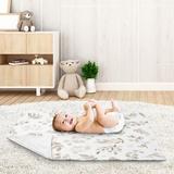 Sweet Jojo Designs Floral Polyester Baby Blanket in Brown/White, Size 36.0 H x 30.0 W x 0.2 D in | Wayfair Blanket-Botanical-TP