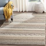 White Area Rug - Union Rustic Jacques Striped Handmade Flatweave Wool/Beige Area Rug Cotton/Wool in White, Size 60.0 W x 0.4 D in | Wayfair
