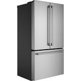 Café™ Smart Appliances 35.75" Counter Depth French Door 23.1 cu. ft. Energy Star Refrigerator, Stainless Steel, Size 70.5 H x 35.75 W x 31.25 D in