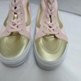 Vans Shoes | #23 Vans Metallic Toe Sk8-Hi Heavenly Pinkgold Shoes | Color: Gold/Pink | Size: Various