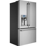 Café™ Smart Appliances 36" Counter Depth French-Door 22.1 cu. ft. Refrigerator, Stainless Steel in Brown, Size 69.875 H x 35.75 W x 30.9375 D in