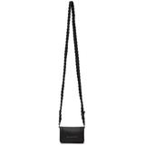Braided Card Holder Bag - Black - Stella McCartney Shoulder Bags