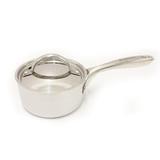 BergHOFF International Stainless Steel Saucepan w/ Lid Stainless Steel in Gray, Size 4.5 H x 5.6 W in | Wayfair 2220256