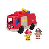 Little People Early Development Toys - Red & Beige Little People Helping Others Fire Truck Development Toy