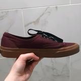 Vans Shoes | Authentic (Gum Outsole) Catawba Gra | Color: Red | Size: 8.5