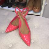 Coach Shoes | Coach Stiletto Pumps Pointed Toe Slingback | Color: Pink | Size: 7.5