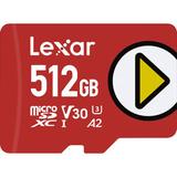Lexar 512GB PLAY UHS-I microSDXC Memory Card LMSPLAY512G-BNNNU
