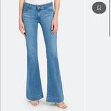 Anthropologie Jeans | Anthropologie Lovestory Low Rise Flare Jeans | Color: Blue | Size: 25