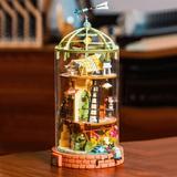 Hands Crafts Mysterious World Puzzle Diy Domed Loft Miniature Dollhouse, Size 5.0 H in | Wayfair DS001