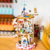 Hands Crafts Mysterious World Bloomy House Miniature Dollhouse, Glass, Size 5.0 H in | Wayfair DS002