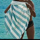 Victoria's Secret Bedding | Beach Blanket | Color: Blue/White | Size: Os