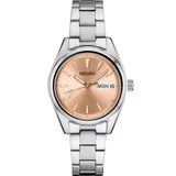Seiko Women's Essential Peach Dial Watch - SUR351, Size: Small, Silver