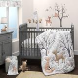 Bedtime Originals Deer Park Woodland 3 Piece Crib Bedding Set Polyester in Gray, Size 28.0 W in | Wayfair 285003V