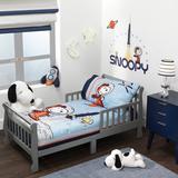 Bedtime Originals Astronaut Snoopy 4 Piece Toddler Bedding Set Polyester in Blue | Wayfair 2560104V