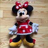 Disney Toys | Disney Minnie Mouse Stuffed Toy Nwot | Color: Black/Red | Size: Osbb