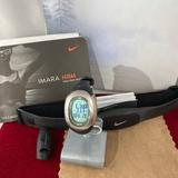 Nike Accessories | Nike Hrm Heart Rate Monitor Watch With Chest Band | Color: Black/Silver | Size: Os
