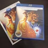 Disney Media | Beauty & The Beast Blu Ray + Dvd | Color: Tan/Orange | Size: Os