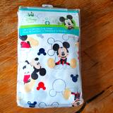 Disney Bedding | New Mickey Mouse Crib Sheet | Color: Black/White | Size: Crib Sheet