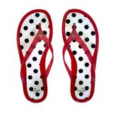 Kate Spade Shoes | Kate Spade Polka Dot Jelly Plastic Flip Flops! | Color: Black/Pink | Size: 10