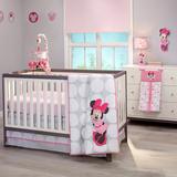 Disney Bedding | Minnie Mouse Polka Dots 4 Piece Crib Bedding Set | Color: Pink/White | Size: Fits Standard Crib