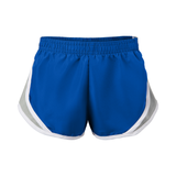 Soffe 081G Girls Team Shorty Short in Royal Blue size Medium | Polyester