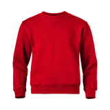 Soffe J9001 Juvenile Classic Crew Sweatshirt in Red size Large | Cotton Polyester