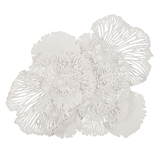 Flower Wall Decor - White - Large