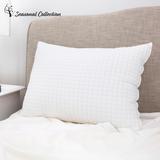 SensorPEDIC All Seasons Reversible Fiber Bed Pillow by Soft-Tex International in White (Size STANDARD)