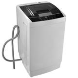 Antfurniture 8 Cubic Feet Cu. Ft. High Efficiency Top Load Washer in White, Stainless Steel in Gray/White | Wayfair YXBJ-SPN-329927