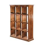 Canora Grey Worthen 48" W Cube Bookcase Wood in White/Brown, Size 38.0 H x 48.0 W x 17.0 D in | Wayfair 4E30ED50448241898837137B43BD241D