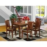Red Barrel Studio® Jalicia 7 - Piece Rubberwood Solid Wood Dining Set Wood in Brown, Size 30.0 H in | Wayfair 2A5B3071A26841D38CF01F0C8C394CA7