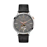 Bulova Men's Aerojet Leather Strap Watch