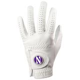"Men's White Northwestern Wildcats Golf Glove"